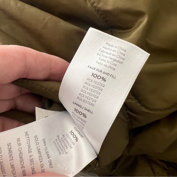 The Mother Jacket Coat Sherpa Cocoon Reversible Oversized New OS earthy granola - Picture 6 of 7